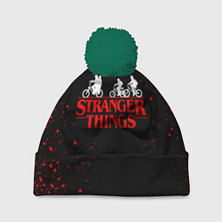 Шапка с помпоном STRANGER THINGS, цвет: 3D-зеленый