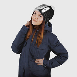 Шапка с помпоном ONE-PUNCH MAN, цвет: 3D-белый — фото 2