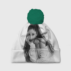 Шапка с помпоном Ariana Grande Ариана Гранде, цвет: 3D-зеленый