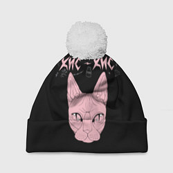 Шапка c помпоном Кис-Кис