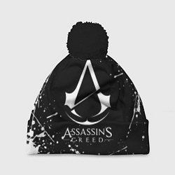 Шапка с помпоном ASSASSINS CREED, цвет: 3D-черный