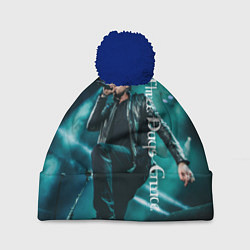 Шапка с помпоном Three Days Grace, цвет: 3D-тёмно-синий