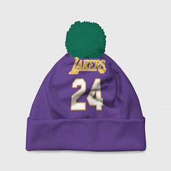 Шапка с помпоном Los Angeles Lakers Kobe Brya, цвет: 3D-зеленый