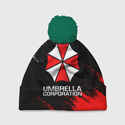 Шапка с помпоном UMBRELLA CORP, цвет: 3D-зеленый