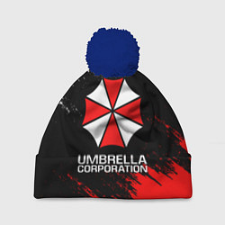 Шапка с помпоном UMBRELLA CORP, цвет: 3D-тёмно-синий