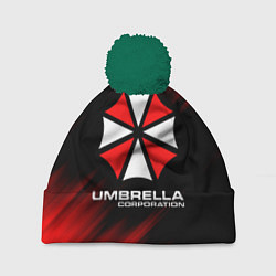 Шапка с помпоном Umbrella Corporation, цвет: 3D-зеленый