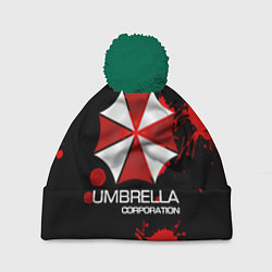 Шапка с помпоном UMBRELLA CORP, цвет: 3D-зеленый