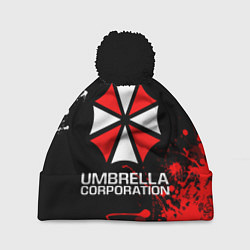 Шапка с помпоном UMBRELLA CORPORATION, цвет: 3D-черный