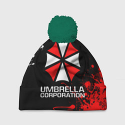 Шапка с помпоном UMBRELLA CORPORATION, цвет: 3D-зеленый