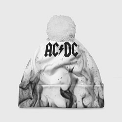 Шапка с помпоном ACDC, цвет: 3D-белый