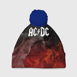 Шапка с помпоном AC DC, цвет: 3D-тёмно-синий
