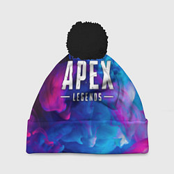 Шапка с помпоном APEX LEGENDS, цвет: 3D-черный