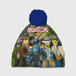Шапка с помпоном ROBLOX, цвет: 3D-тёмно-синий
