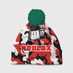 Шапка с помпоном ROBLOX, цвет: 3D-зеленый