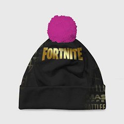 Шапка с помпоном FORTNITE, цвет: 3D-малиновый