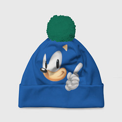 Шапка c помпоном Sonic