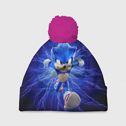 Шапка c помпоном SONIC
