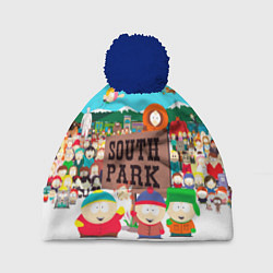 Шапка с помпоном South Park, цвет: 3D-тёмно-синий