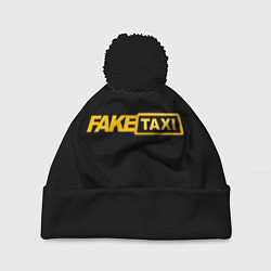 Шапка с помпоном Fake Taxi, цвет: 3D-черный
