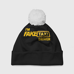 Шапка c помпоном Fake Taxi