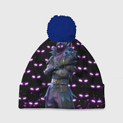 Шапка с помпоном Fortnite Raven, цвет: 3D-тёмно-синий