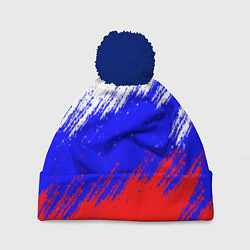Шапка c помпоном Россия