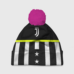 Шапка с помпоном Juventus Back to Shchool 202122, цвет: 3D-малиновый