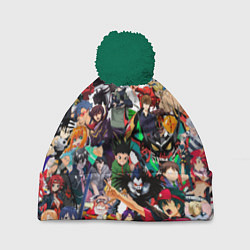 Шапка c помпоном Аниме персонажи