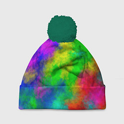 Шапка c помпоном Multicolored