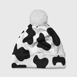 Шапка c помпоном Му-му