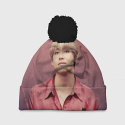 Шапка с помпоном BTS, цвет: 3D-черный
