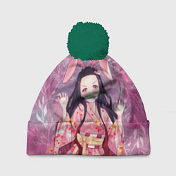 Шапка c помпоном Незуко Камадо