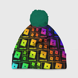 Шапка с помпоном ROBLOX, цвет: 3D-зеленый
