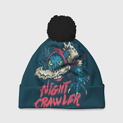 Шапка с помпоном Night Crawler Dota 2, цвет: 3D-черный