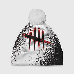 Шапка с помпоном Dead by Daylight, цвет: 3D-белый