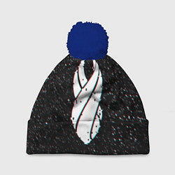 Шапка с помпоном DEAD SPACE МЁРТВЫЙ КОСМОС, цвет: 3D-тёмно-синий