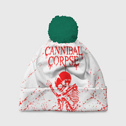 Шапка c помпоном Cannibal corpse