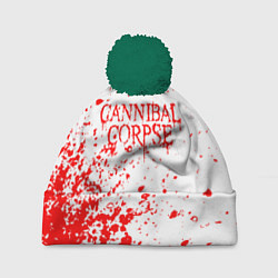 Шапка с помпоном Cannibal corpse, цвет: 3D-зеленый