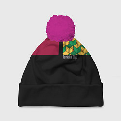 Шапка c помпоном Гию Томиока Kimetsu no Yaiba