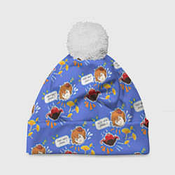 Шапка c помпоном Тарталья на обеде