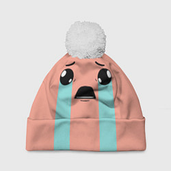 Шапка с помпоном Crying Isaac, цвет: 3D-белый
