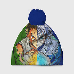 Шапка с помпоном Киллуа золдик и Гон хантер, цвет: 3D-тёмно-синий