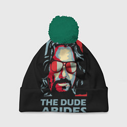 Шапка c помпоном The Dude Abides Лебовски