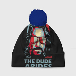 Шапка c помпоном The Dude Abides Лебовски