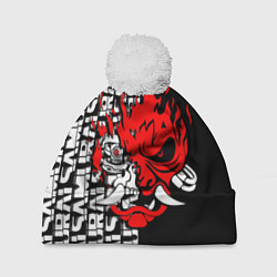 Шапка c помпоном CYBERPUNK 2077: SAMURAI