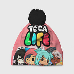 Шапка с помпоном Toca Life, цвет: 3D-черный