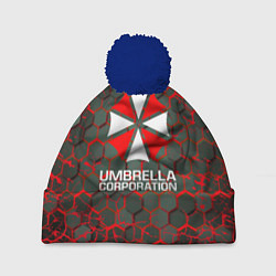 Шапка c помпоном Umbrella Corporation соты