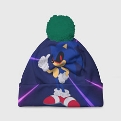 Шапка c помпоном SONIC EXE СОНИК