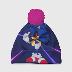 Шапка c помпоном SONIC EXE СОНИК