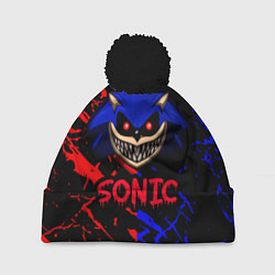 Шапка c помпоном SONIC EXE DARK SONIC